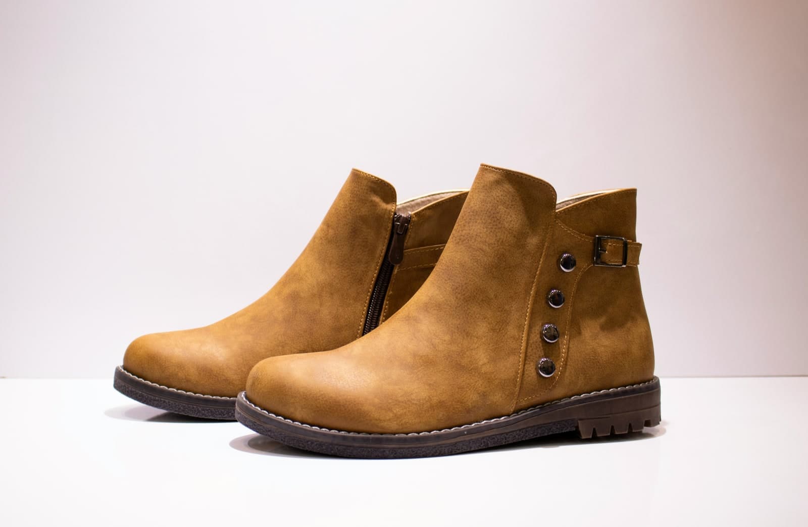 Botas Cuero Marrón